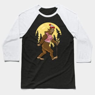 BIGFOOT BY THE LIGHT OF THE MOON Baseball T-Shirt